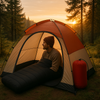 Bolsa de Dormir Compacta para Adulto y Niños | Sleeping Bag Ligero para Camping e Invierno | Saco de Dormir Ideal para Viajes, Senderismo y Casa de Campaña